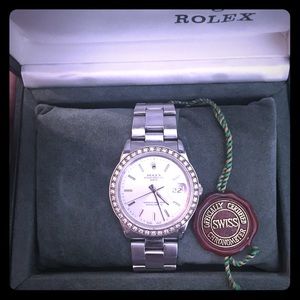 Rolex Oyster Date mid-sized watch